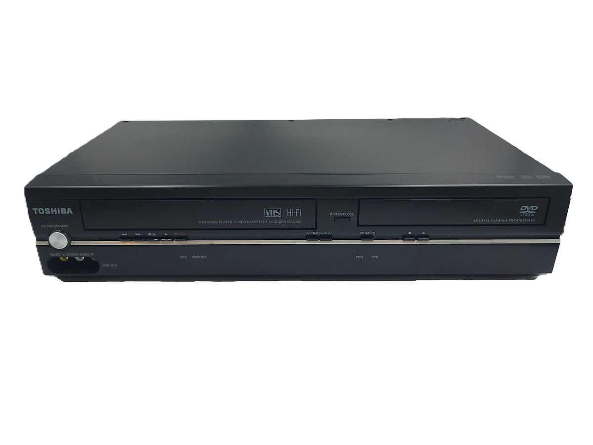 Refurbished Toshiba SD-V296 Hi-Fi VCR DVD Combo with Remote, Manual, and Cables